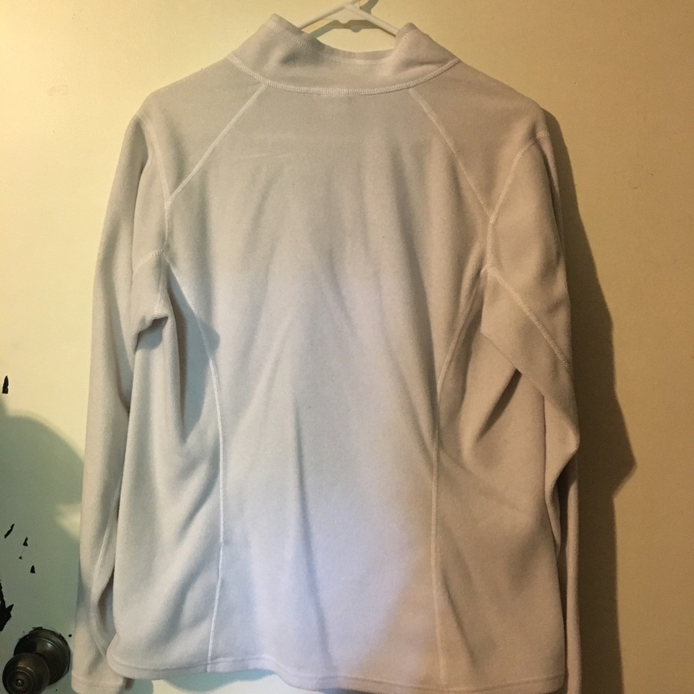 North face pullover, white